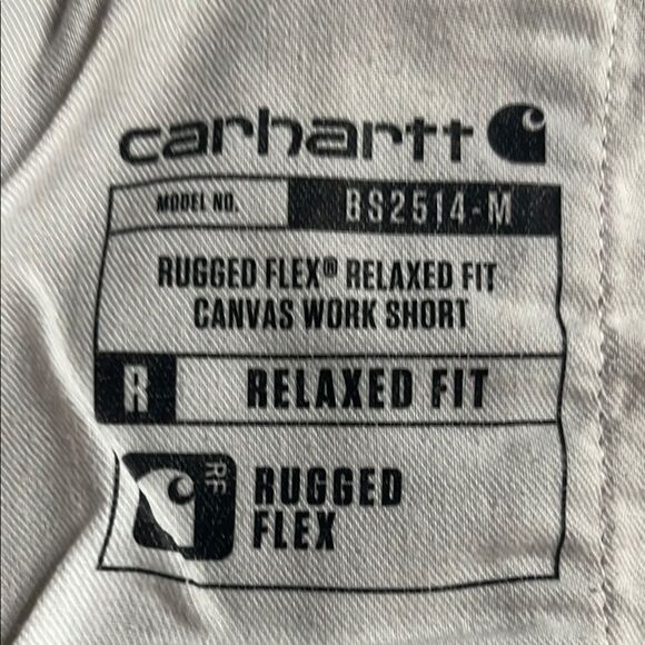 Carhartt Gray Relaxed Flat Front Flex Shorts Versatile Style Waist 46 - Picture 10 of 11